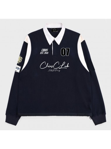 CHIOS CLUB - Oversize Shirt Hoodie FW2436BB Blue 